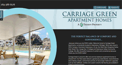 Desktop Screenshot of carriagegreenapartments.com